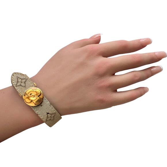 Louis Vuitton Monogram Mini Lin Good Luck Wish Bracelet - Picture 12 of 12